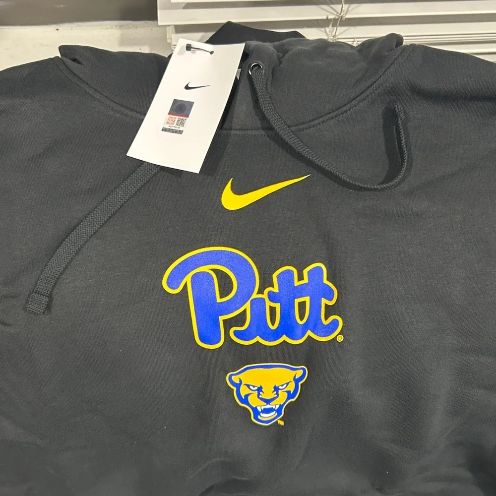 Nike black X-Large Pitt Club Fleece pull over sweatshirt - Picture 2 of 7